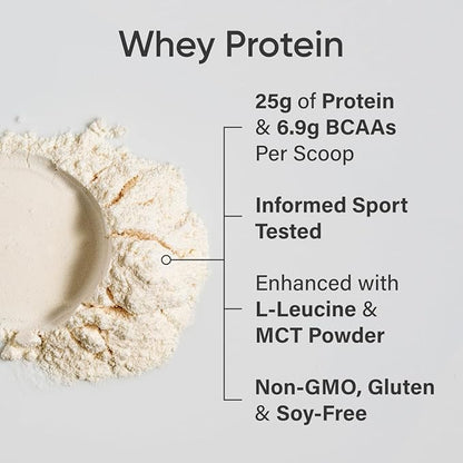 Sports Research Whey Protein Isolate - Sports Nutrition Protein Powder 25g per Serving - 2.1lb Bag