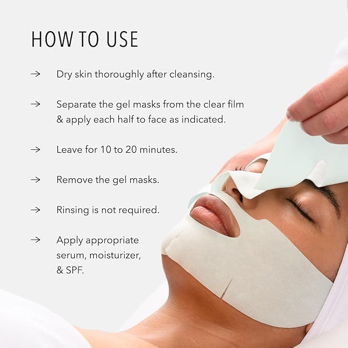 Hydropeptide Polypeptide Collagel+ Plus Face Mask, Line Lifting Hydrogel Peptide Facial Treatments