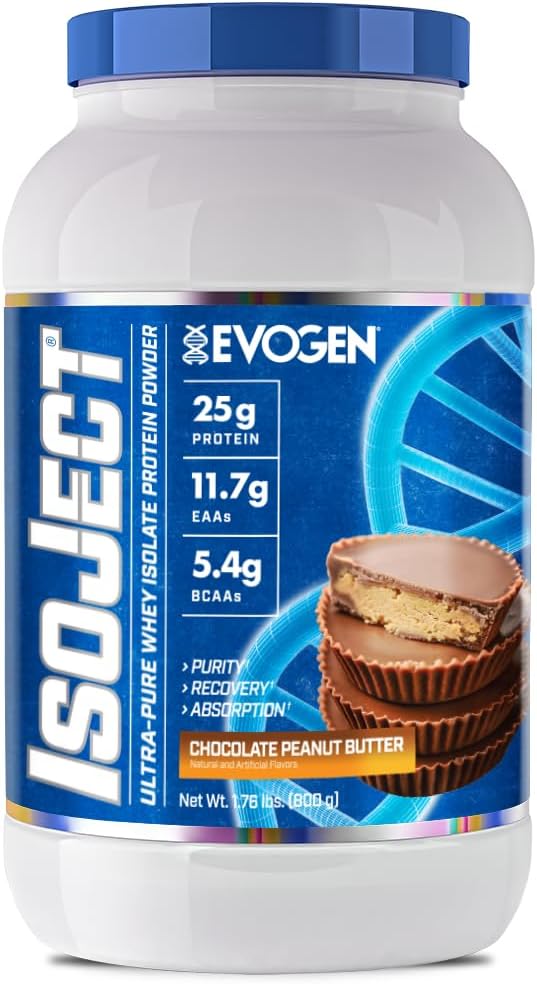 Evogen Isoject - Whey Protein Isolate | Ultra-Pure Whey Protein Powder with Ignitor Enzymes, BCAAs