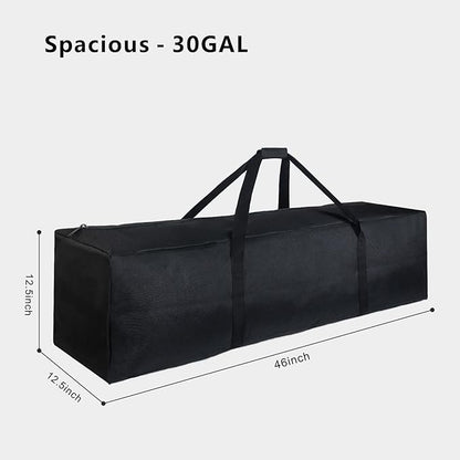 TOPDesign 46 Inch Extra Large Zippered Duffel Bag for Travel Camping Sports Equipment Storage