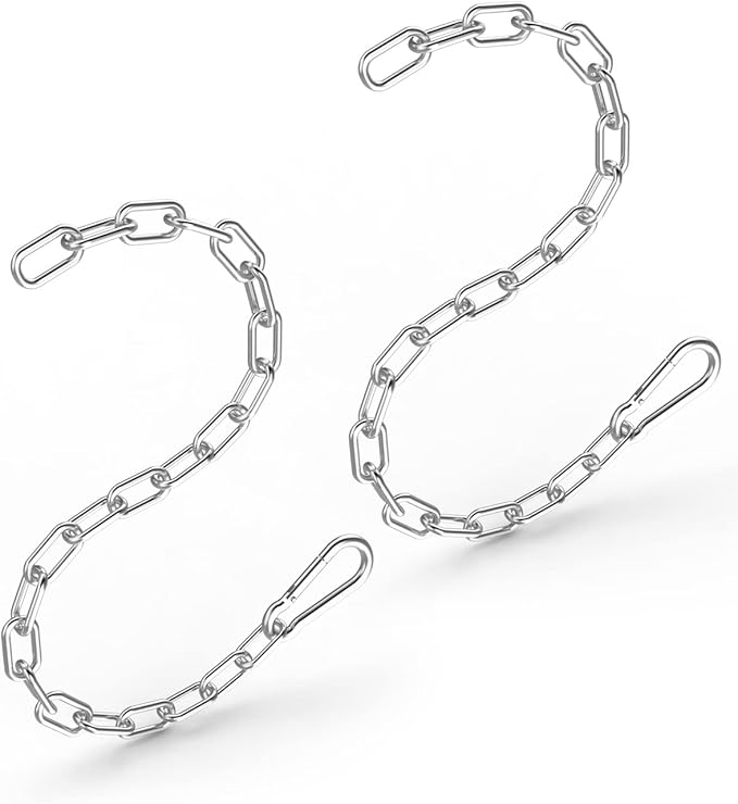 Fitness Chain, Weight Lifting Chains, Cable Machine Extension Chain, 304 Stainless Steel LAT Pull