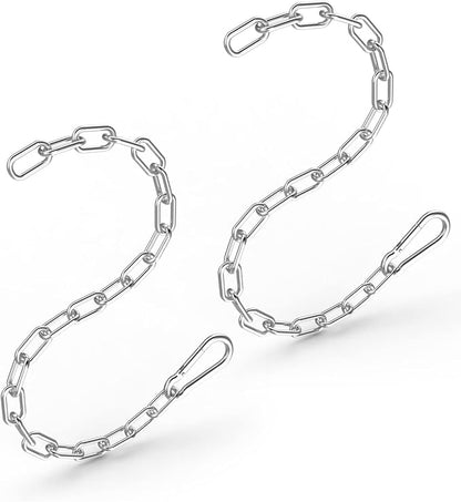 Fitness Chain, Weight Lifting Chains, Cable Machine Extension Chain, 304 Stainless Steel LAT Pull