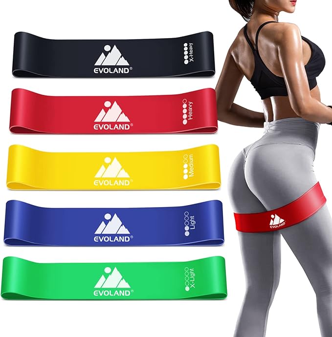 Resistance Bands Set, Workout Bands with Handles, Door Anchor, Ankle Straps and Carry Bag, Exercise