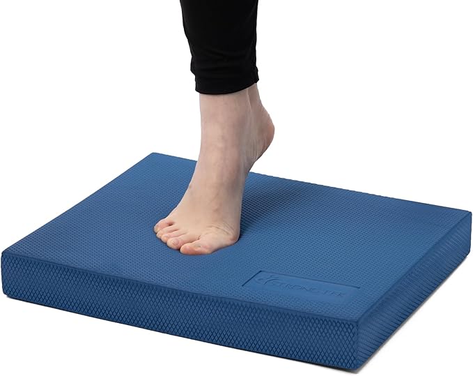 StrongTek Professional Foam Exercise Balance Pad - 15.8" x 13" x 2", High-Density TPE Foam Knee
