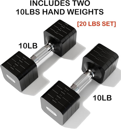 15LB 20LB 40LB 50LB Adjustable Dumbbell Set Free Weights Dumbbells Set for Women Men Hand Weights