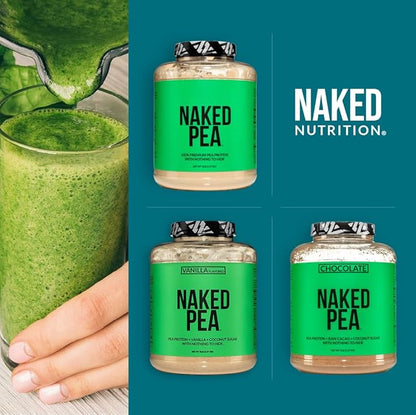 NAKED Pea - Vanilla Pea Protein - Pea Protein Isolate from North American Farms - 5lb Bulk, Plant