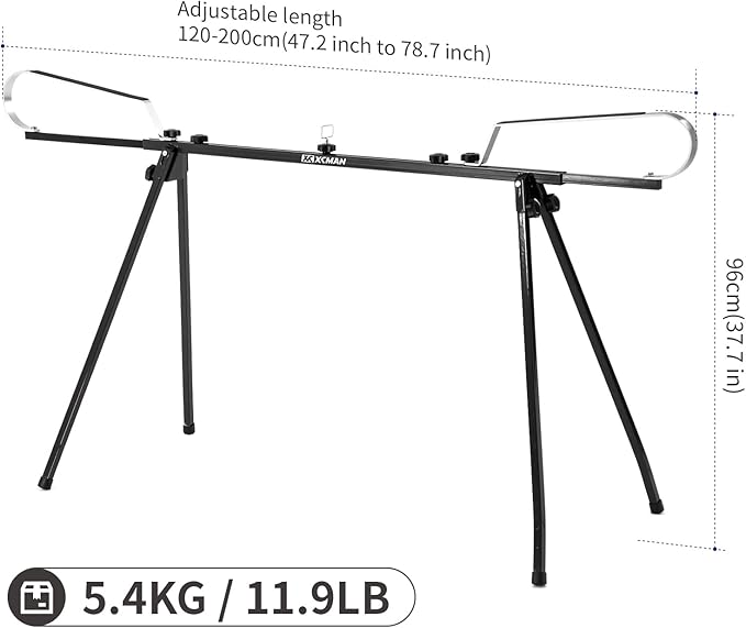 XCMAN Cross Country Nordic Ski Waxing Single Profile Bench Table with Foldable Legs for