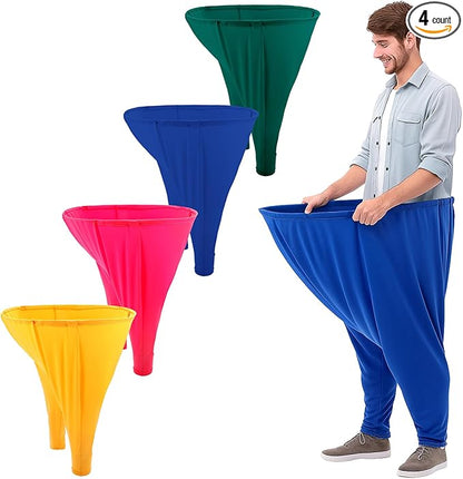 4 Pcs Granny Pants Yard Game Giant Pants Outdoor Game for Adults Outdoor Recreational Tossing &