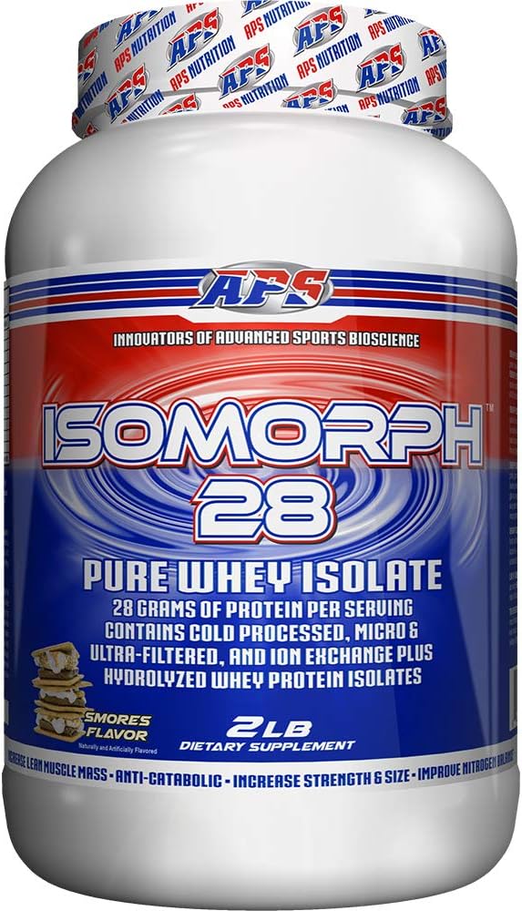 APS Nutrition Isomorph 28 Protein Powder | Pure Whey Isolate | Cold Pressed, Ultra- Filtered, & Ion
