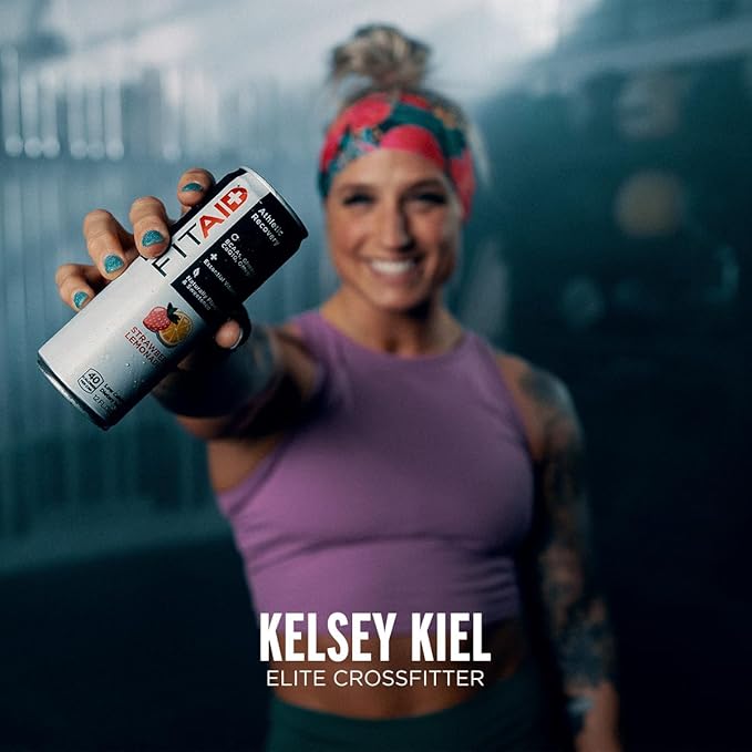 LIFEAID FITAID Post Workout Recovery Drink, Strawberry Lemonade, BCAAs, Glucosamine, Electrolytes