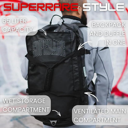 Superare Gear Bags - Gym Duffle Bag, Backpack, Tote Bag for MMA, Athletic Gym Boxing Bag - Enorme