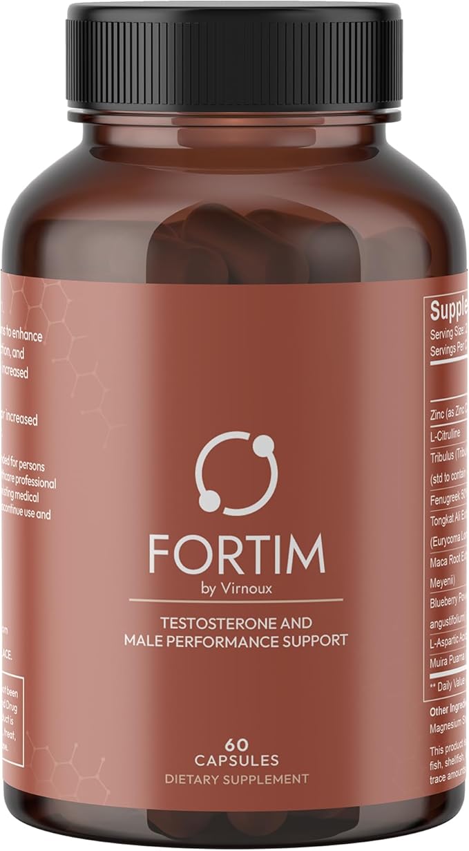 Fortim - Testosterone Support Supplement | Made by Doctors | for Vitality and Hormonal Health |