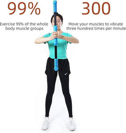 Elastic Fitness Stick Elastic Bar Body Exercise Bar Muscle Training for Exercise Tremor Stick