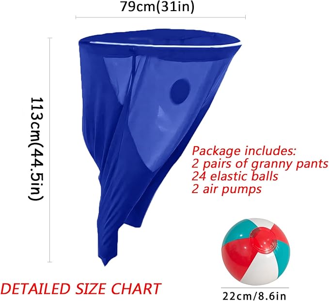 Granny Pants Yard Game, Granny Pants Outdoor Game, YardGames for Adults, with Bouncy Balls and