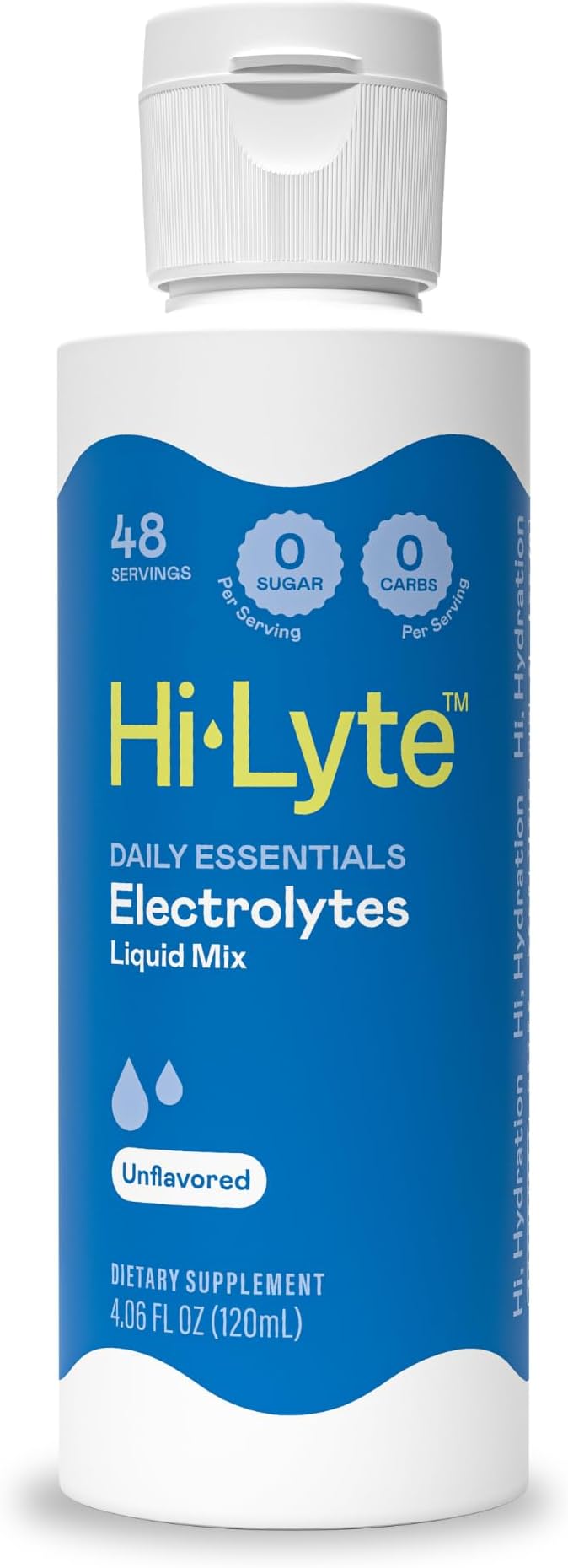 Hi-Lyte Electrolytes for Fasting, Immune Support and Rapid Hydration | 48 Servings | NO Calories NO