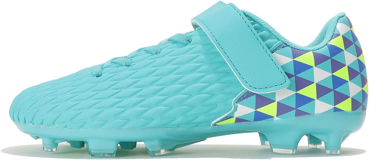 Soccer Cleats for Kids & Youth | Lightweight Football Shoes for Firm Ground | Durable Girls & Boys