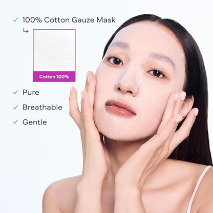 SAM'U Born Panthenol Chilling Mask ??Korean Facial Sheet Mask with Birch Sap & Xylitol for Deep