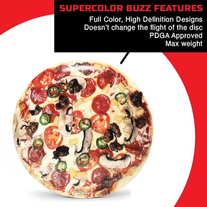 Discraft ESP Buzzz Supercolor Midrange Disc Golf Disc - Custom Design Discraft Discs - Straight