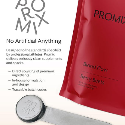 ProMix Nutrition Blood Flow - Nitric Oxide Supplement with Organic US Beet Root Powder - Cold