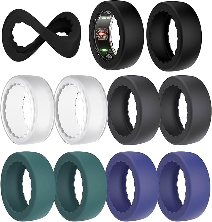 10 Pack Ring Protector Compatible with Oura Ring Cover Gen 4 / Gen 3 / Samsung