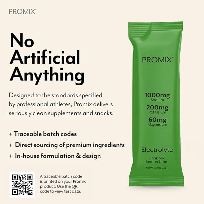 ProMix Nutrition Electrolytes Powder Packets - Sugar Free, Zero Calorie, Stevia Free, Fasting