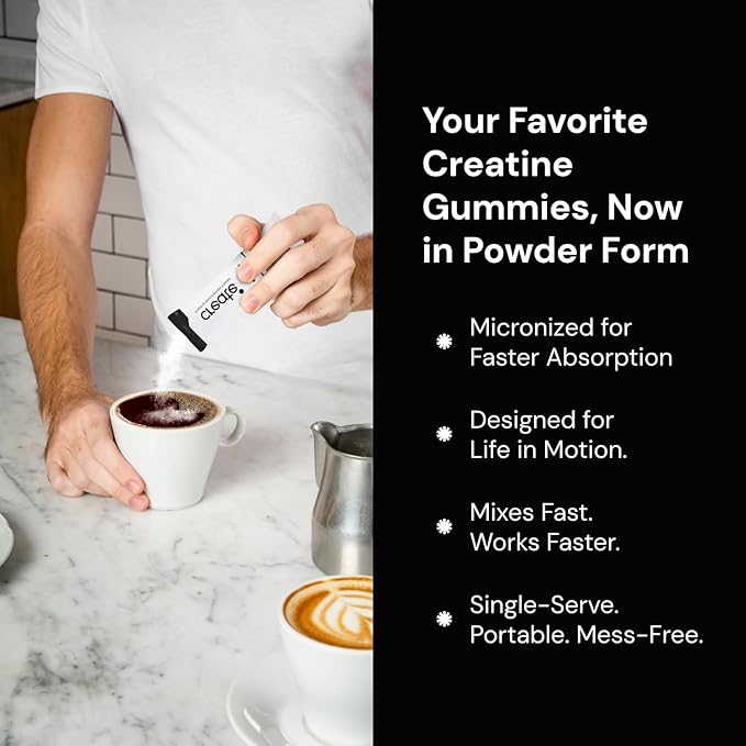 Create Single Serve Creatine Monohydrate Powder – 5g Creapure Creatine | Redefining Strength