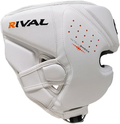 RIVAL Boxing RHG10 Intelli-Shock Headgear, D3O Front and Side Padding, Hook and Loop Back