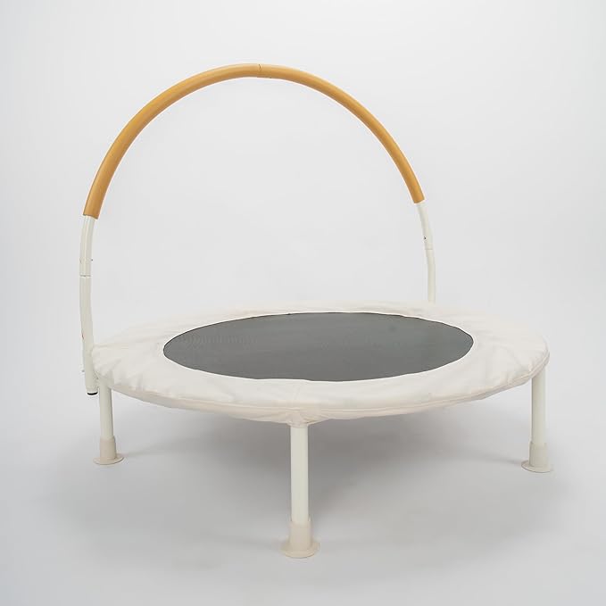 Jumpking 36 inch Indoor and Outdoor Toddler Trampoline with Bungie Cords, Powder Coated Rust