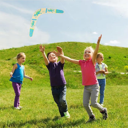 Boomerang for Kids, Australia Style Handmade Wooden Authentic Boomerang, V-Shaped Returning
