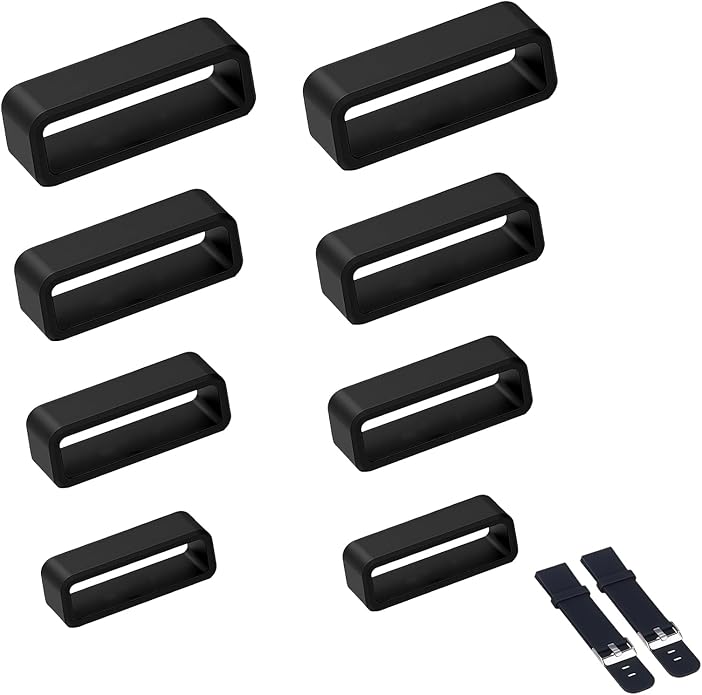 Watch Band Keepers,Silicone Watch Strap Holder Loops,Watch Strap Keeper for Smart Sport Watches