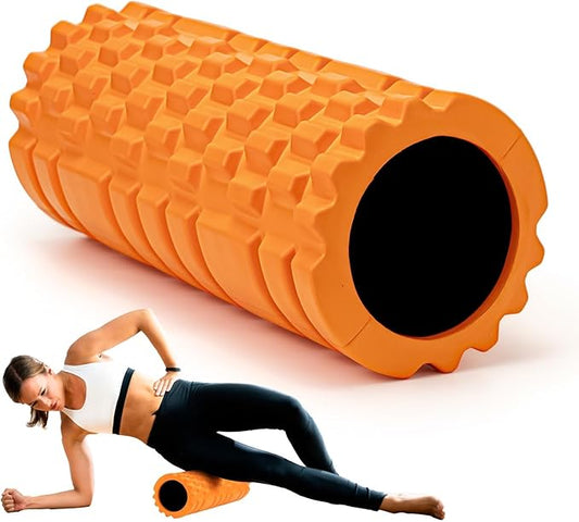 Foam Roller High Density 13" Patented Exercise Roller for Deep Tissue Muscle Massage, Muscle