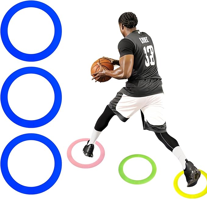 Colorful Anti Slip Safety Agile Ring Speed Ring 3 PCs Speed and Agility Training Equipment