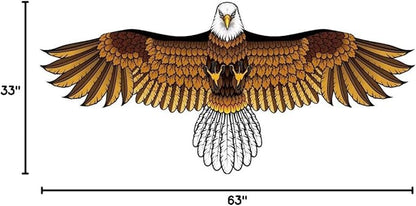 Bald Eagle Kite for Adults and Kids, Huge Kites Easy to Fly Single Line Kite for Beach Trip