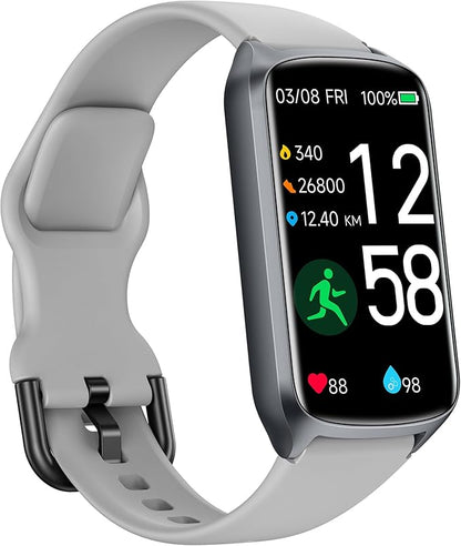 Health Fitness Tracker with 24/7 Heart Rate, Blood Oxygen, Blood Pressure, Sleep Tracker, 5ATM