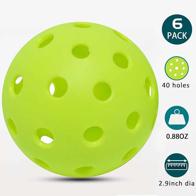 Hoverphenix Pickleball Net for Driveway, 22FT Regulation Size Pickleball Net with Paddles Set of 4