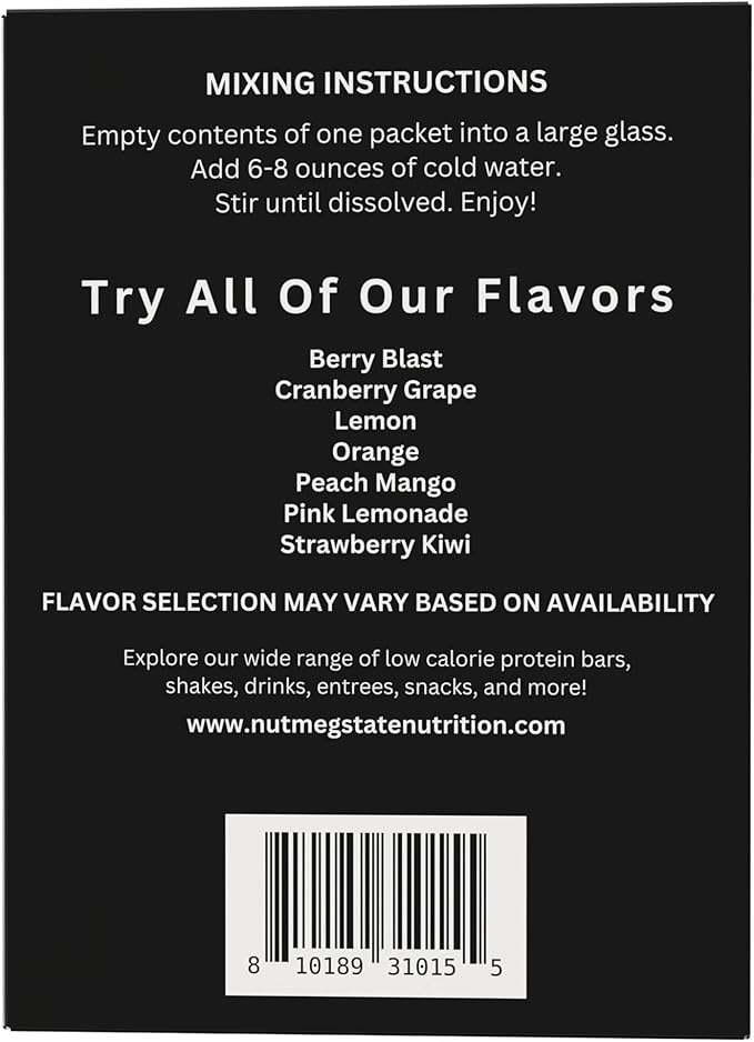 High Protein Fruit Flavored Powder Drink Mix, 15g Protein, Low Calorie, Sugar Free, Ideal Protein