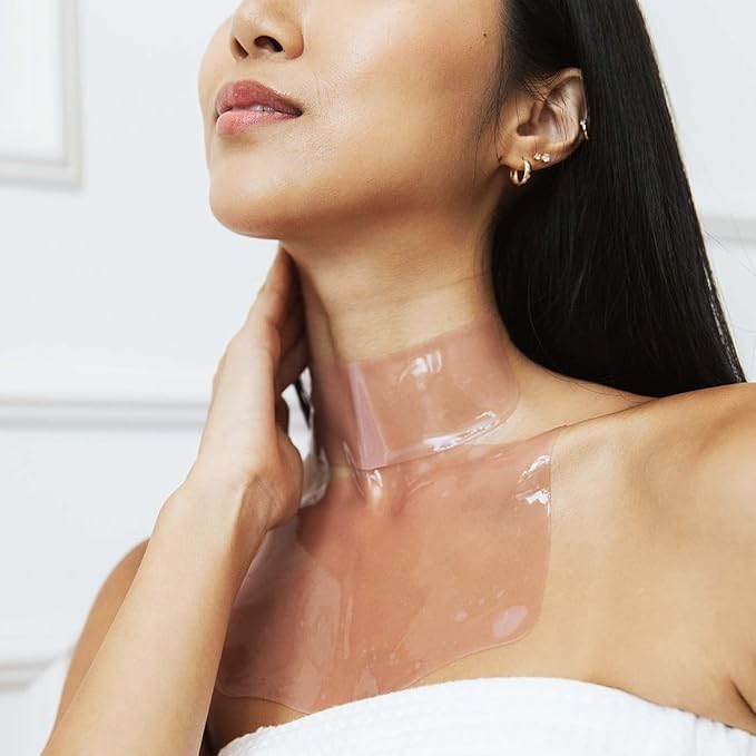 Karuna Skin - COLLAGEN Decollete & Neck Hydrogel Mask, 2-Piece Deeply Moisturizing Wrinkle Patches