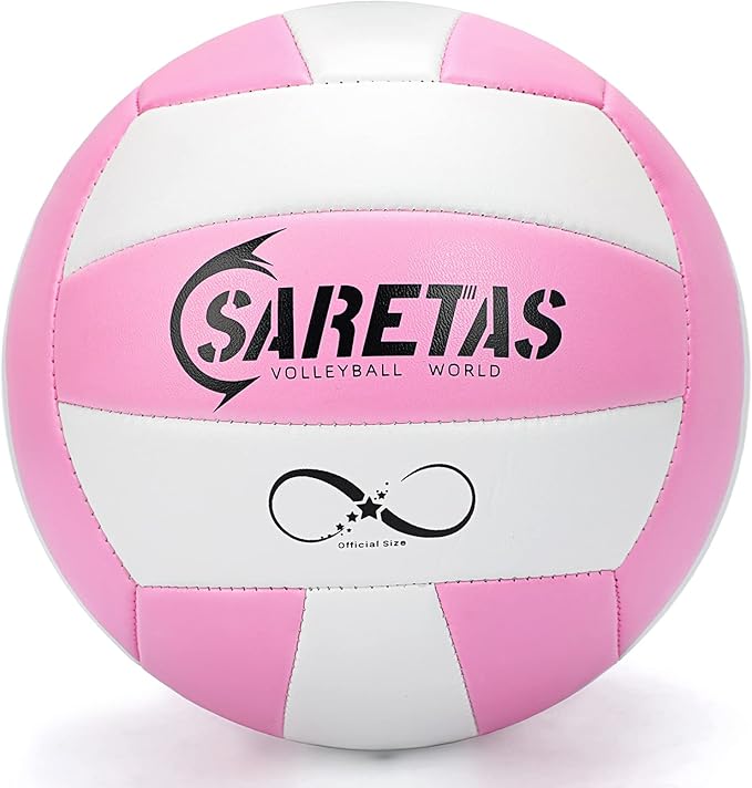 Beach/Water/Sand Volleyballs, Outdoor/Indoor Official Size, Soft Touch Volleyball for Beginners