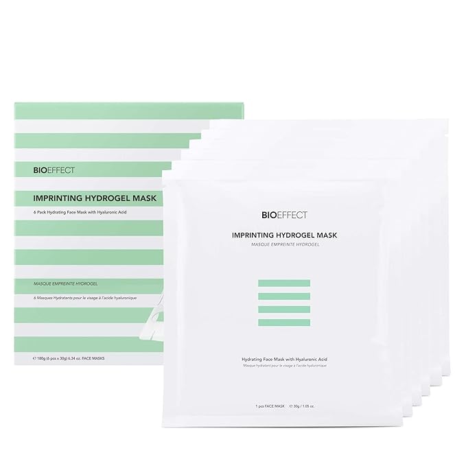 Bioeffect Imprinting Hydrogel Facial Skincare Mask 6-Pack with Hyaluronic Acid is Deeply