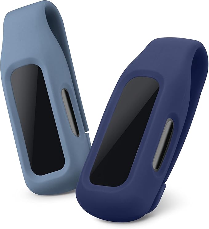 kwmobile 2X Clip Holders Compatible with Fitbit Inspire 3 / Inspire 2 / Ace 3 - Clip-On Holder