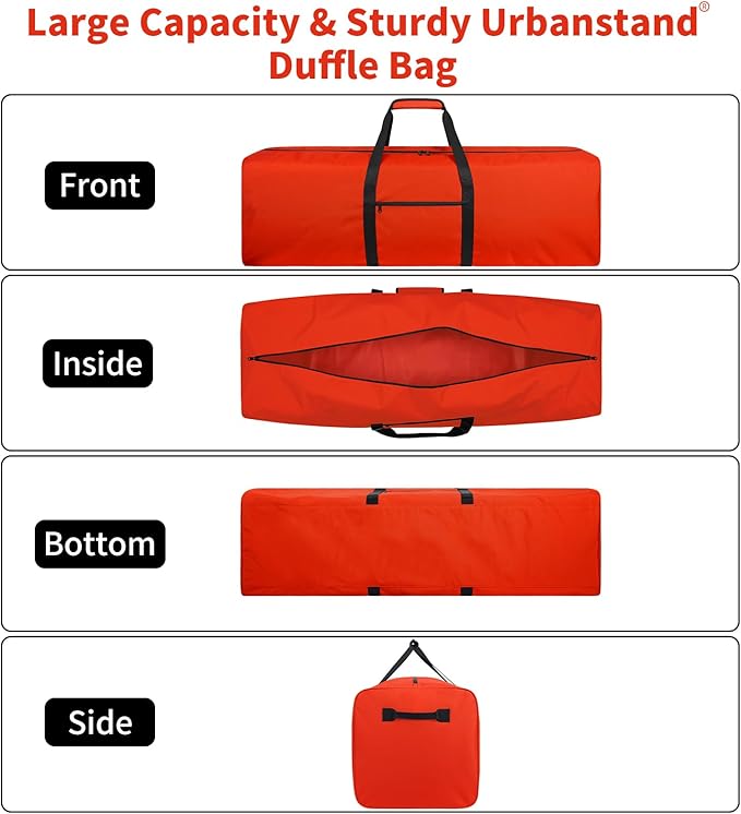 Urbanstand 52 Inch Large Duffle Bag for Travel Camping Sport Equipment Storage Bag with 2-way