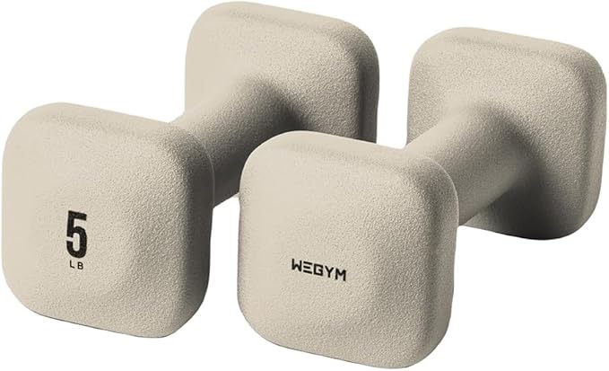 SafeGrip Dumbbells, Anti-Slip, Anti-Roll, Thick Handles, Free Weights, Square Dumbbells for Secure