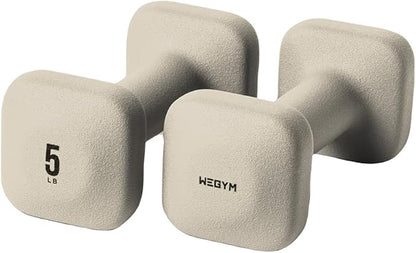 SafeGrip Dumbbells, Anti-Slip, Anti-Roll, Thick Handles, Free Weights, Square Dumbbells for Secure