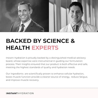 Instant Hydration Electrolytes Powder Packets - Watermelon Electrolyte Drink Mix - Zero Sugar