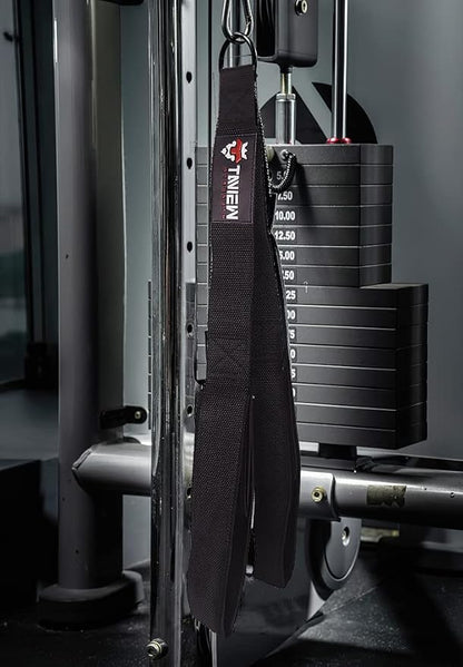 Tricep Rope Cable Attachment (Two Lengths Built in One) Greater Range of Motion,Tricep Pull Down