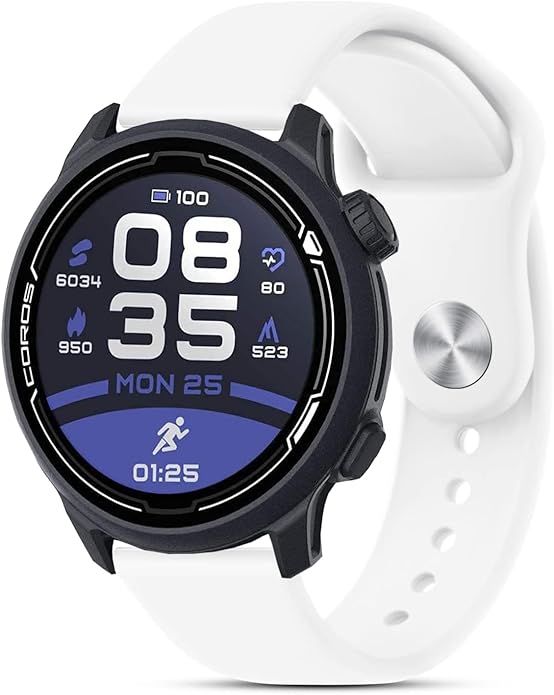 Amzpas Silicone Band for Coros PACE 2/ APEX 42mm/ APEX 2, 20mm Quick-Release Replacement Wristband