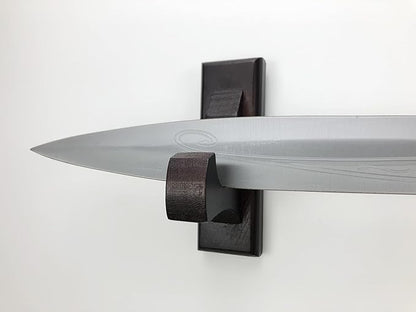 Sword Wall Mount Display Hooks - Wood Sword Holder Rack, Hanger for Martial Arts Weapons, Axe