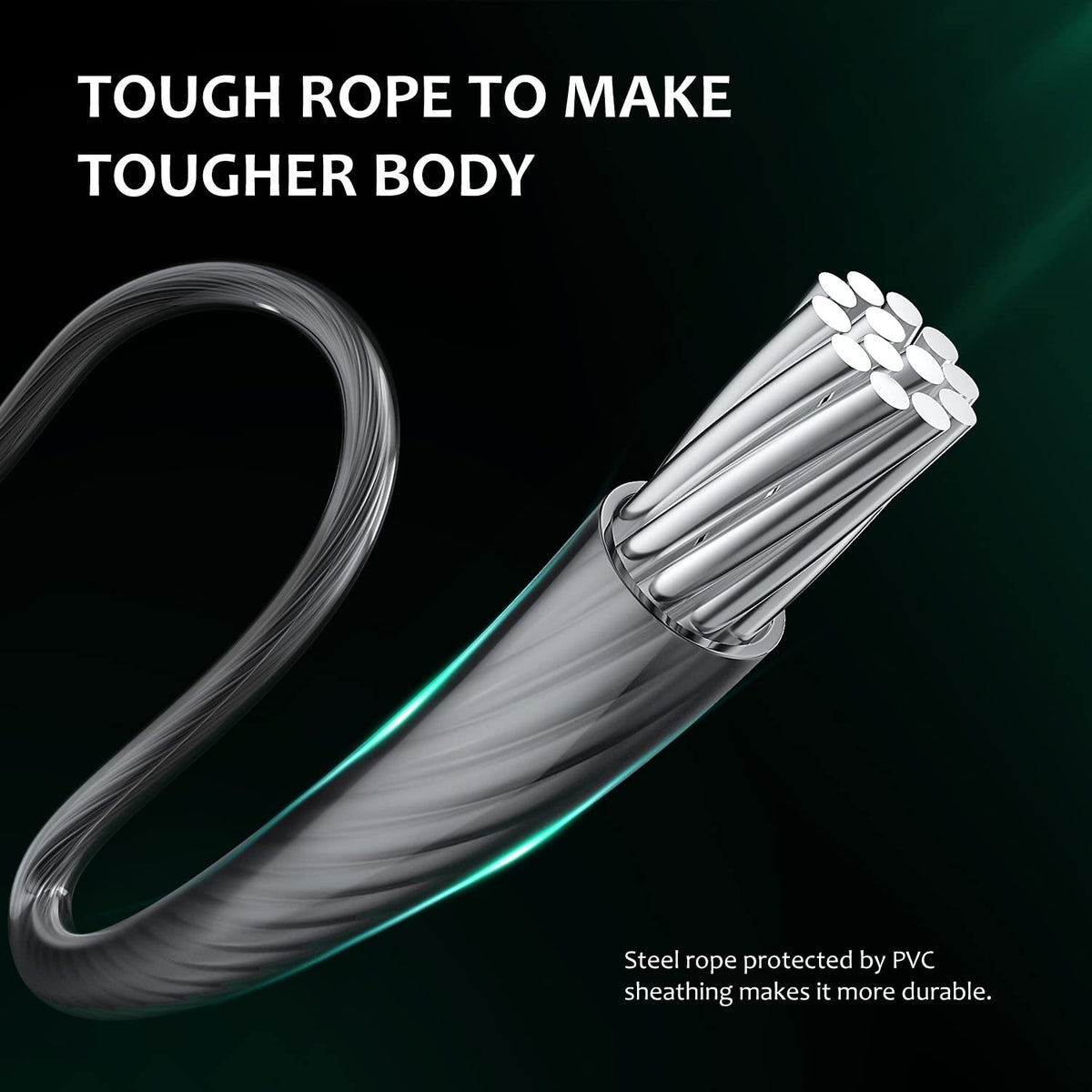 Jump Rope, H Handio Jump Rope with Counter, Workout Jumping Rope with Steel Ball Bearings