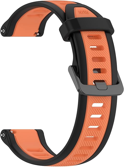 Compatible with Garmin Forerunner 165 Watch Band, 20mm Width Silicone Replacement Bands for Garmin