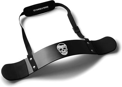 Gymreapers Bicep Arm Blaster - Bicep Curl Isolator w/Contoured, Padded Edges - Adjustable Bicep